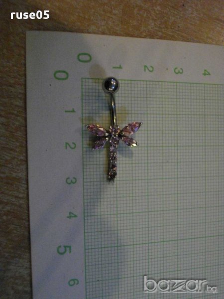 Пиърсинг сребърен - 2,1 гр., снимка 1