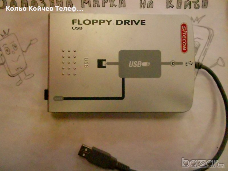 USB Floppy drive Sitecom, снимка 1