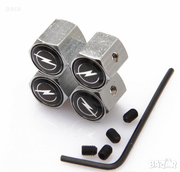 Защита от кражба! Метални капачки за вентили ОПЕЛ!, снимка 1