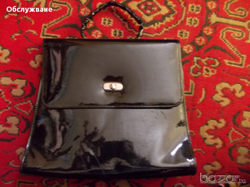  Елегантна лачена чанта 💥, снимка 1