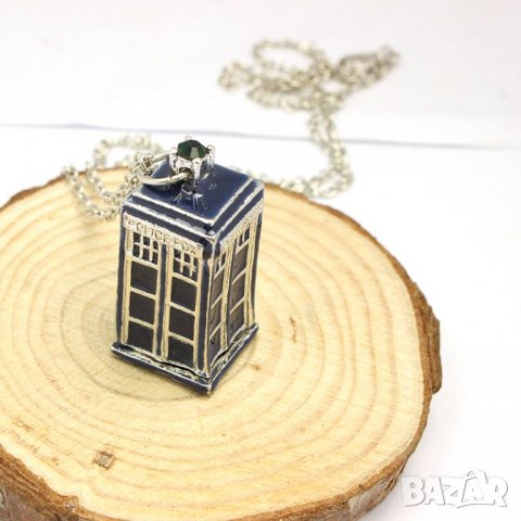 💊 ❓Doctor Who TARDIS космически кораб колие - полицейска кабина точно копие 1:1 🚨 