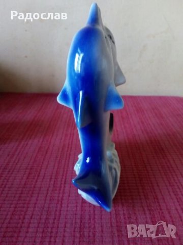 стара порцеланова фигура Делфини, снимка 6 - Декорация за дома - 24674153