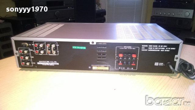 akai am-a201-stereo amplifier-made in japan-внос швеицария, снимка 4 - Ресийвъри, усилватели, смесителни пултове - 8904976