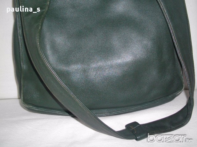Италианска чанта / cross shuolder & body bag "Fausto Santini" / естествена кожа, снимка 6 - Чанти - 14727601
