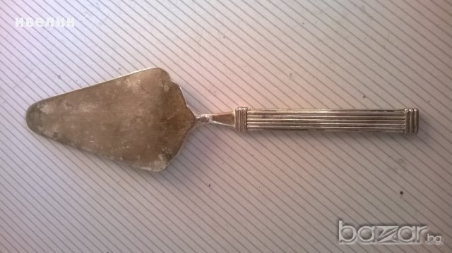 посребрена лопатка за торта, снимка 2 - Антикварни и старинни предмети - 13321530