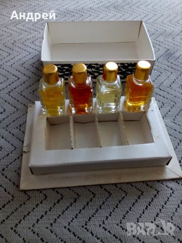 Стар комплект парфюми Нюанси на Ален Мак, снимка 7 - Антикварни и старинни предмети - 25546386