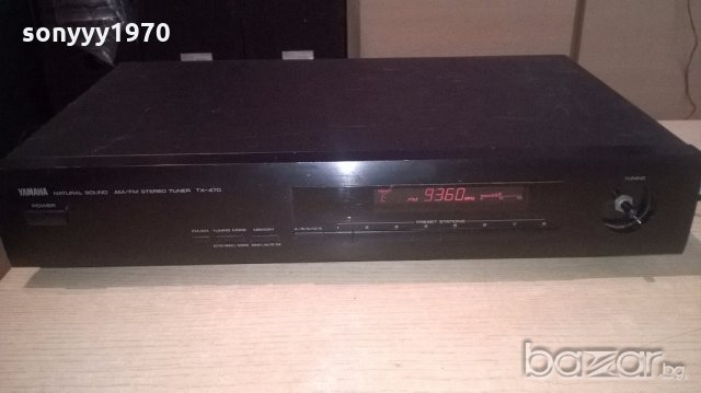yamaha tx-470-made in japan-tuner-внос швеицария, снимка 2 - Ресийвъри, усилватели, смесителни пултове - 19454123
