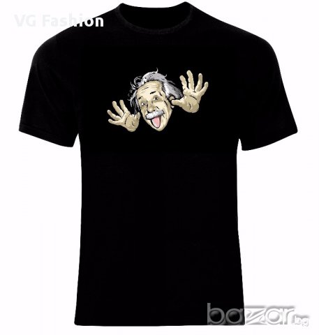 Алберт Айнщайн Albert Einstein Funny Тениска Мъжка/Дамска S до 2XL, снимка 1