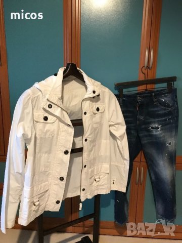 Ltb, бял спортно яке с фина подплата