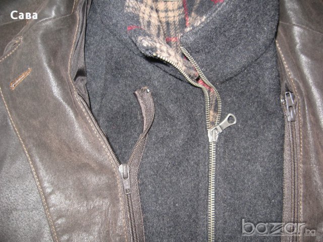 Кожено яке CANDA   дамско,ХЛ, снимка 3 - Якета - 17314225