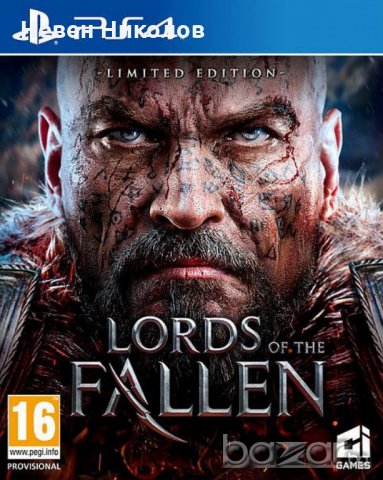 Lords of the Fallen - PS4 оригинална игра, снимка 1 - Игри за PlayStation - 18250773