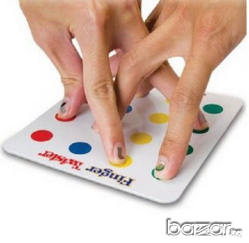 2в1 Twister игра с голяма мушама+Twister за пръсти+часовник с стрелка, снимка 8 - Други игри - 15649475