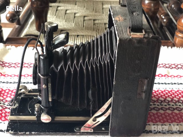 стар немски фотоапарат, снимка 4 - Антикварни и старинни предмети - 25919783