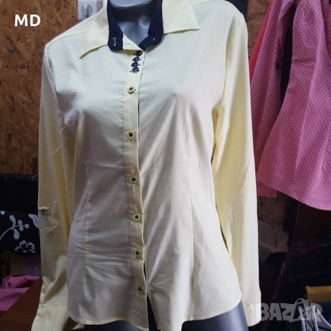 Дамска риза жълта, снимка 1 - Ризи - 25521594