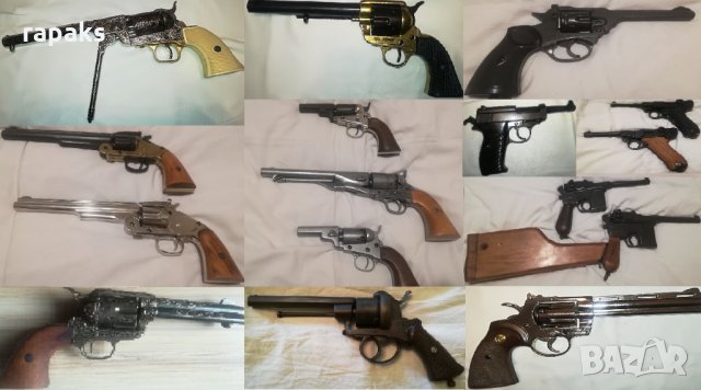 Револвер, пушка, пистолет, автомат - Реплики. Украси за камини, механи и, снимка 5 - Бойно оръжие - 20980846