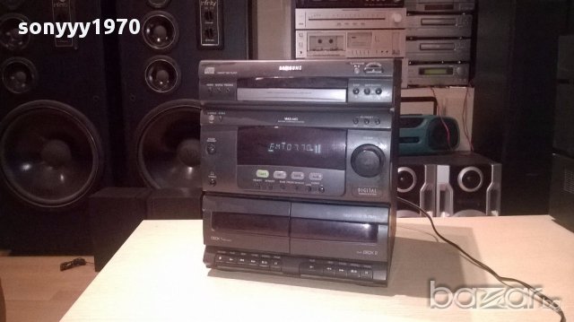 Samsung max-440-cd/tuner/amplifier/aux/tape-швеицария, снимка 4 - Ресийвъри, усилватели, смесителни пултове - 14429611