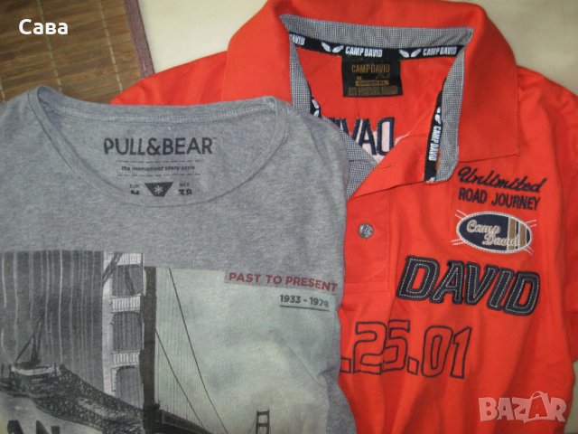 Тениски PULL&BEAR, CAMP DAVID   мъжки,М
