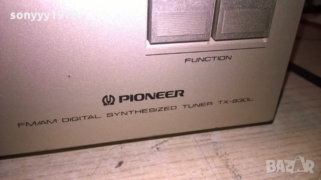 pioneer tx-930l tuner-made in belgium-внос франция, снимка 10 - Ресийвъри, усилватели, смесителни пултове - 25176475