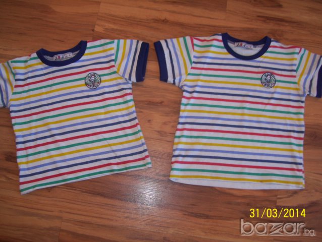 шарени тениски-размер-98-104