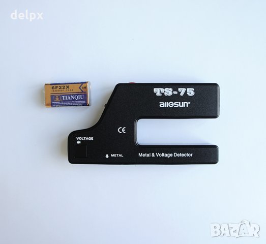 Детектор за метал и напрежение с LED индикатор TS-75, снимка 1