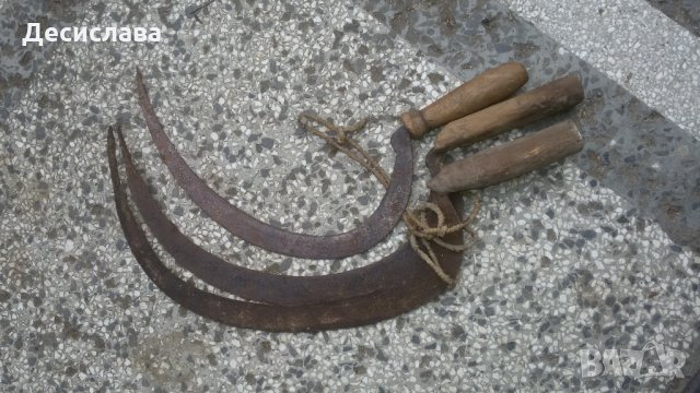 Сърп автентичен от 30- те години на миналия век , снимка 2 - Градинска техника - 23511594