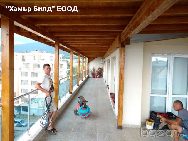 Навеси, дървени конструкции и покриви от фирма ХАМЪР БИЛД ЕООД, снимка 10 - Монтажи - 14396344