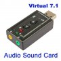 Аудио звукова карта USB 2.0 външна за компютър 3D адаптер конвертор 7.1 CH LUSO звук и микрофон в 1, снимка 4