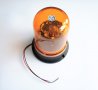 Предупредителна сигнална лампа въртяща оранжева 24V 10W