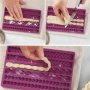 Големи перли въже плетеница от тесто силиконов молд форма за фондан украса торта декорация мъфини, снимка 3