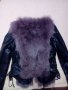 Палто с декораця от ест. косъм /лисица/, снимка 4