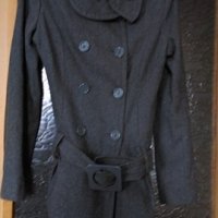 Продавам късо сиво палто или подарявам, снимка 1 - Палта, манта - 20629394