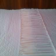 сатенена кувертюра в бяло за спалня, снимка 4 - Спално бельо - 17909017