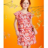 нова памучна рокличка поръчана от Франция, снимка 1 - Детски рокли и поли - 21519053