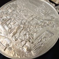 WMF релефно пано,картина от калай Есен. , снимка 8 - Антикварни и старинни предмети - 25555302