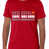 New! Уникална фенска тениска на Манчестър Юнайтед / Manchester United! Поръчай модел По Твой дизайн!, снимка 1 - Тениски - 12726837