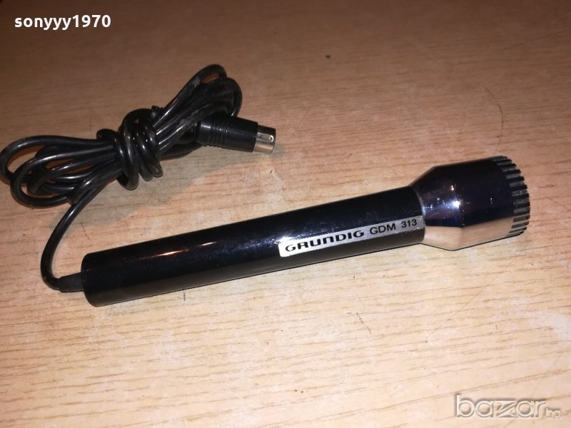 grundig cdm-313 microphone-made in germany-внос швеицария, снимка 1