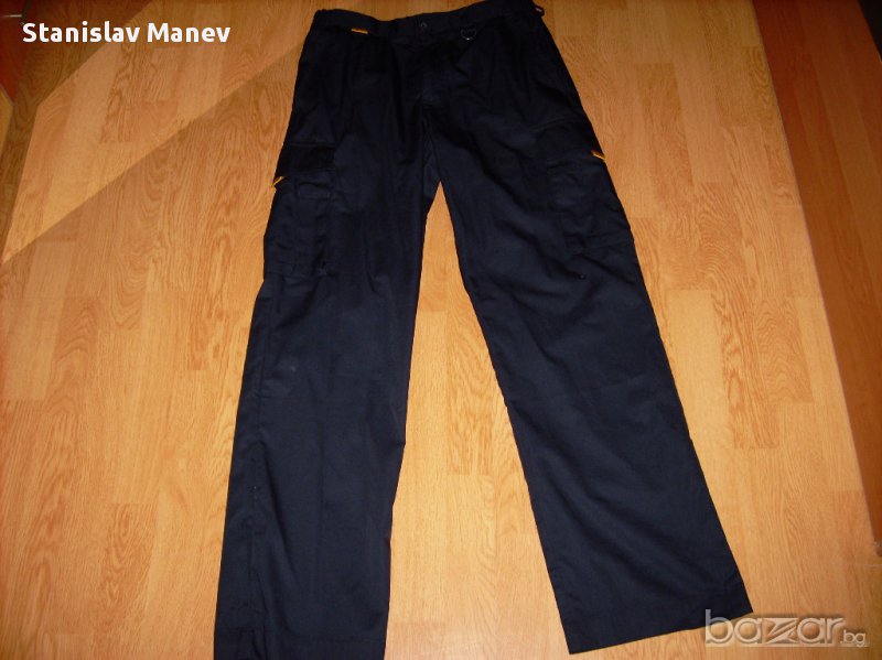 Тъмнно син панталон тип карго номер 30., снимка 1