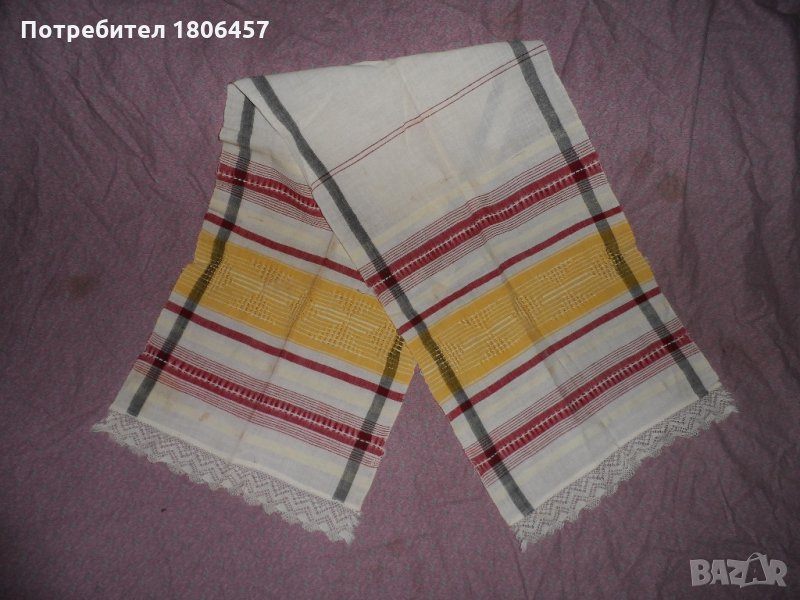 кенарена кърпа с дантела , снимка 1