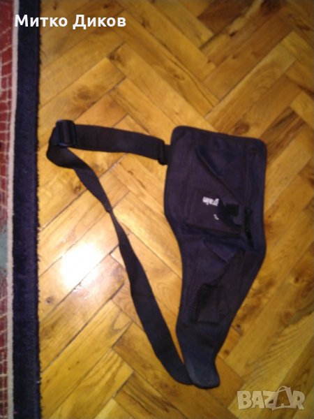 Чанта за през рамо от промазан плат, снимка 1