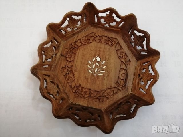 Стара фруктиера, дърворезба. , снимка 1