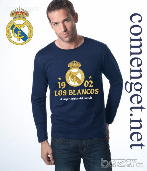 Промо! Фенски мъжки блузи на Реал Мадрид / Real Madrid. Бъди различен, поръчай модел с Твоя снимка, снимка 1