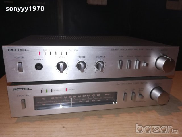 rotel-amplifier+tuner-made in japan-внос швеицария, снимка 5 - Ресийвъри, усилватели, смесителни пултове - 21061393