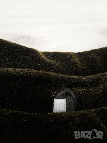 Дамско тъмно палто с жълто-зелен оттенък , снимка 3 - Палта, манта - 23793952