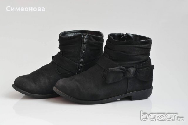 Черни, леки ботички за момиче, снимка 2 - Детски маратонки - 21277749