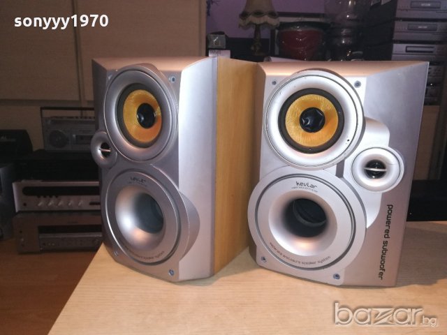 kevlar 3way-with subwoofer-a3500-2x90w/6ohm-внос франция, снимка 7 - Тонколони - 20775417