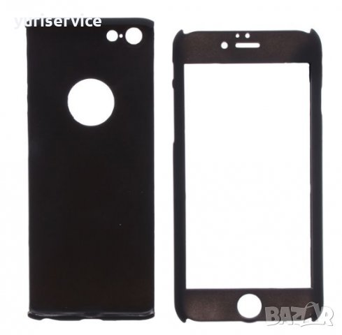 360° Хибриден Кейс за iPhone 6 Plus / 6S Plus / Черен /, снимка 2 - Калъфи, кейсове - 22722549