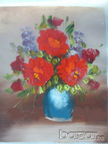 Цветя 6 - маслени бои върху платно