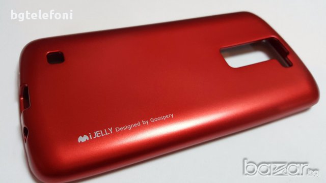 LG K8 луксозен силиконов гръб с метален отблясък i-jelly, снимка 10 - Калъфи, кейсове - 16195737