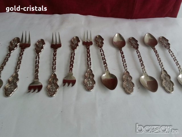  вилици и лъжици филигран, снимка 8 - Антикварни и старинни предмети - 19994504
