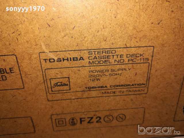 toshiba-ретро дек-внос швеицария https://sonyyy1970.bazar.bg/, снимка 17 - Декове - 21139216